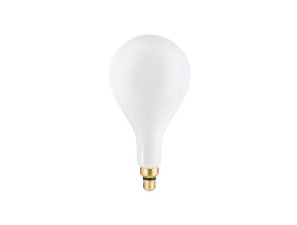 Лампа светодиодная филаментная LED 10 Вт 890 лм 4100К AC185-265В E27 груша А160 нейтральный матовая колба диммируемая Black Filament Gauss - 179202210-D
