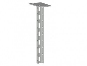 Кронштейн потолочный одинарный 2000мм (2мм) HDZ | kpo2000-HDZ EKF