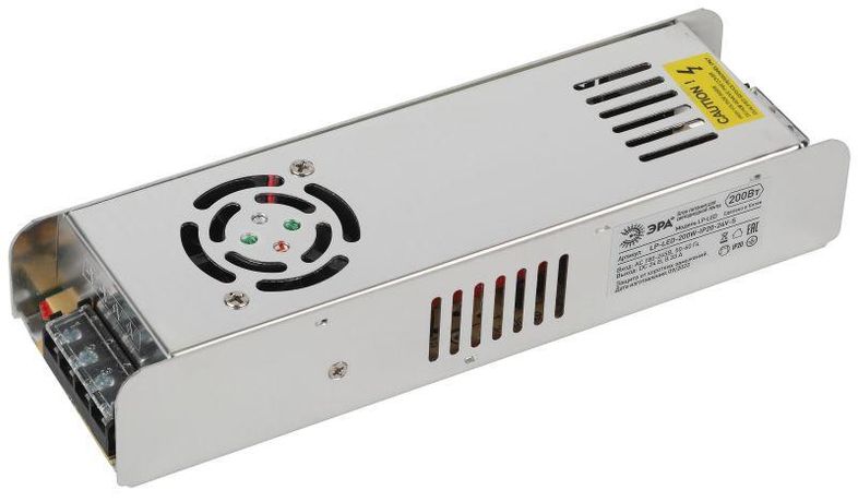 Блок питания для светодиодной ленты LP-LED 200W-IP20-24V-S - Б0061132 ЭРА