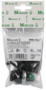 Переключатель 3-позиц. зеленый с подсветкой, 1НО, 24В DC, M22-WRLK3-G-2K10LED-BVP - 110925 EATON