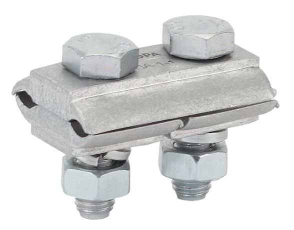 Зажим плашечный ПА-1-1 (5,1-9,0 мм2) 2 болта (6/30/1440) | Б0038782 ЭРА