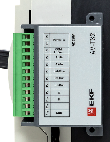 Коммуникационный блок ModBus RTU для ETU x.2 AV POWER-3 AVERES | mccb-3-modbus-av EKF