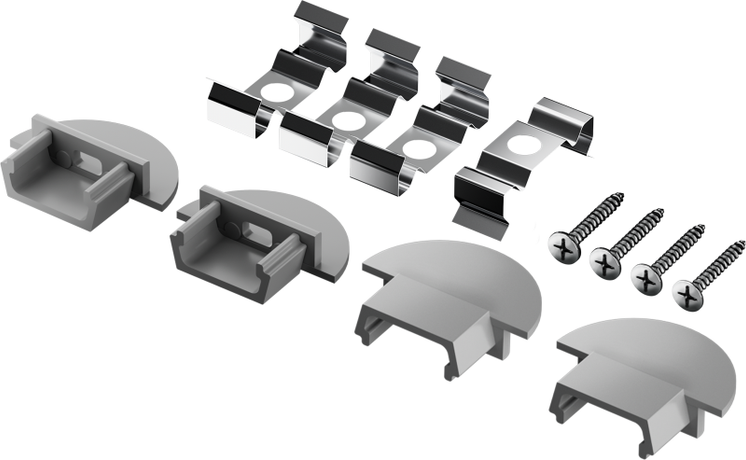Комплект клипс 91 946 ИМПСЛ-03 (4 крепежные клипсы с заглушками) для ИПСЛ-03 Innolux 91946