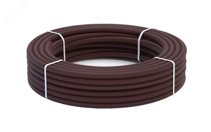 Труба гофрированная из нерж. стали SS304 PT 15А, коричневая, 20м - 2259322 Stahlmann