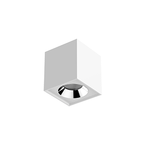 Светильник светодиодный DL-02 Cube накладной 100*110 12W 3000K 35° RAL9010 белый матовый | V1-R0-00360-20000-2001230 VARTON VARTA