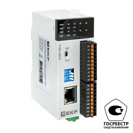 Контроллер программируемый F100 12 в/в N PRO-Logic (с поверкой) | F100-12A-N-V EKF