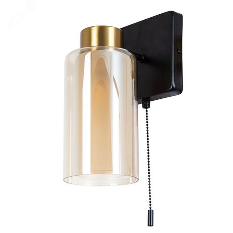 Бра LEO E14 1х40Вт Металл Чёрный - A7027AP-1BK Arte Lamp