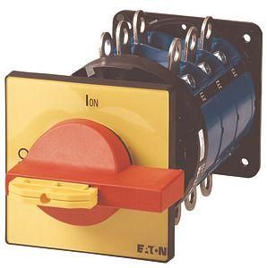 Выключатель нагрузки 6п 1НО+1НЗ Ie=250А 0-1 90град. T8-3-8342/V/SVB/HI11 красн. ручка EATON 200620