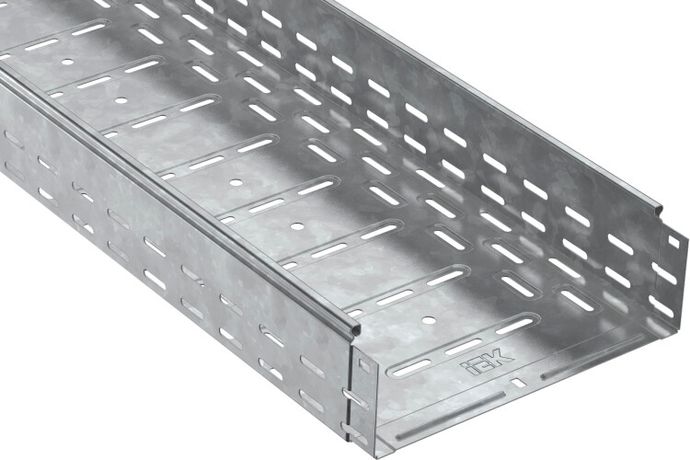 Лоток перфорированный 400х100 L2000 сталь 1.2мм HDZ ИЭК CLP10-100-400-2-M-HDZ IEK