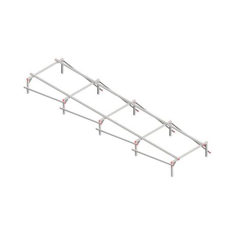 Конструкция опорная для установки оборудования TECHNORAPTOR 1200х5000 тип 2 HD КМ TR0464 КМ-Профиль