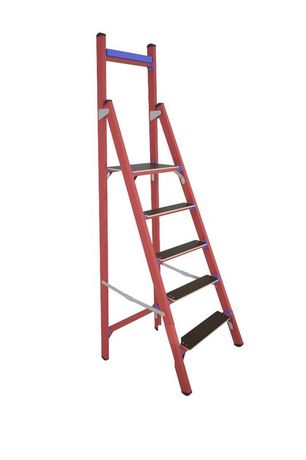 Стремянка стеклопластиковая диэлектр. с вертикальной опорой СВД-1.3 Евро Телеком Диэлектрик Д413743