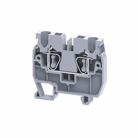 Мини-клемма проходная 2,5 кв.мм пружинная OptiClip CXM-2,5-I-24A-(0,2-2,5)-серый - 331821 КЭАЗ