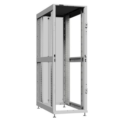 Шкаф серверный 42U 800х1070 передняя дверь: без. задняя двустворчатая глухой металл IP51. боковые панели: цвет: серый RAL7035 - NS 8142.7050 SYSMATRIX