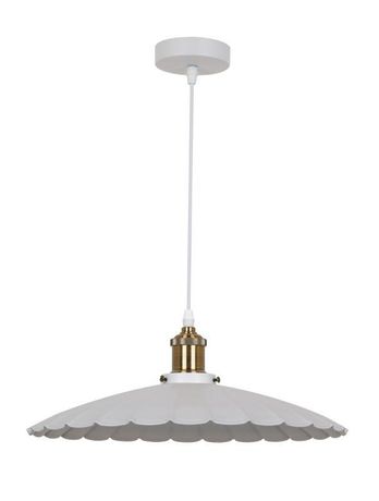 Светильник PL-427L С66 подвес. London 1х E27 60Вт 230В бел.+бронза Camelion 13046