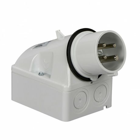 Вилка настенная 16А 3P-E 480-500В винт. IP44 SchE 83511 APC