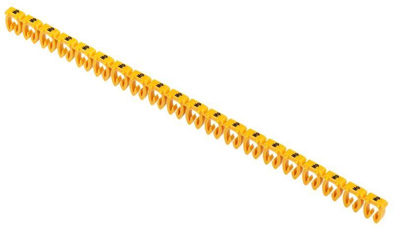 Маркер открытого типа KE 4-6мм2 символ 'M' (200шт/упак) IEK - UMK-KE3-M