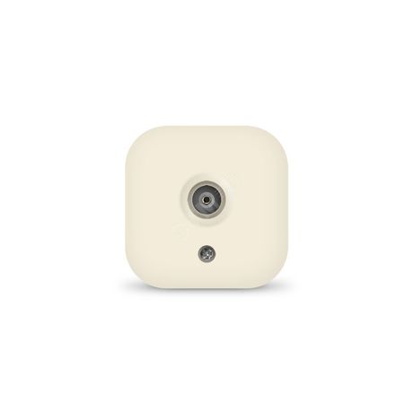 Розетка телевизионная одноместная серия IONICH, о/у, тупиковая, 75Ом, ч/д 4-2400Мгц, слоновая кость (ivory) - 1430 Союз