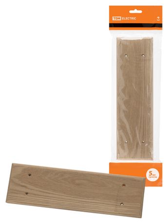 Накладка на бревно деревянная универсальная НБУ 1Пх4 260 мм, под покраску | SQ1821-0328 TDM