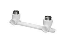 Комплект настенный для смесителя 25 х 1/2' НР полипропиленовый PPR белый - 00000018717 VALFEX 10124220