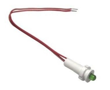 Лампа светодиодная СКЛ-17.1Б-Л-2-24 выводы гибкие под пайку 24В 50Гц/пост. диаметр посадочного отверстия 8мм УХЛ2.1 зел. Реле и Автоматика A8021-78109228