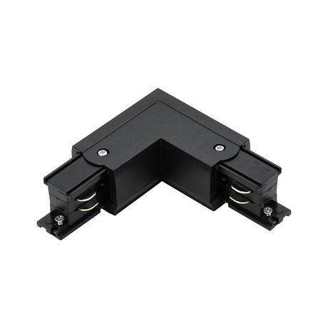 Коннектор черный внутр. L-образн. для 3Ф шинопровода 3P PTR CL-BL INT - 5063075 Jazzway