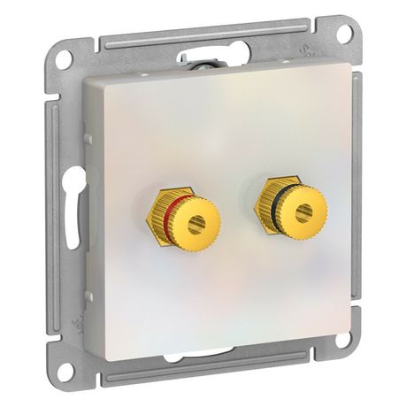 Аудиорозетка ATLASDESIGN двухместная жемчуг - ATN000487 APC