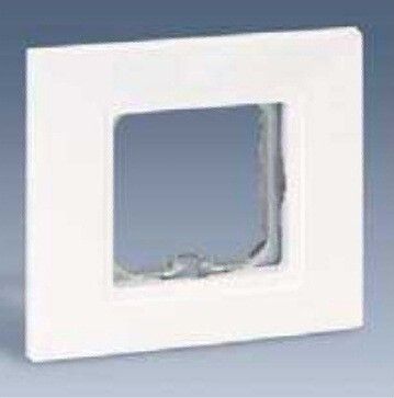 Рамка на 4 поста с вырезами под вставки 2700670-..., 2700679-..., S27Pl, белый - 2701640-030 Simon