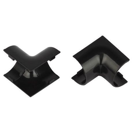 Внутренний угол IC-KK-20-12-GR для полукруглого кабель-канала графит 20х12мм 2шт/комплект | Б0064924 ЭРА