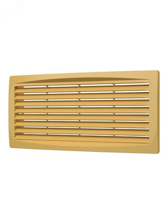 Решетка вентиляционная дверная 300х135, цвет Бежевый - 3013,5ДП беж ЭРА 00-00000647