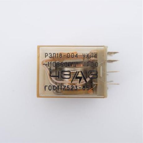 Реле промежуточное РЭП-18-004 220В AC с розеткой ЧЭАЗ A8119-77966303