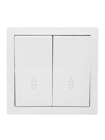 Выключатель проходной 2-кл. ОП LETO бел. LEZARD 752-0200-106