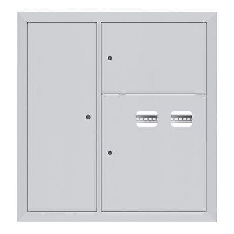Щит этажный 2 кв. слаботочка слева (1000х950х160) Basic | mb28-v-2z EKF