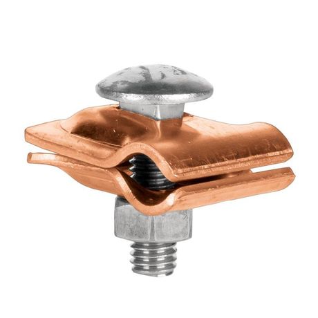 Зажим прута универсальный малый (пластина 30x30мм) Cu EKF PROxima | lp-51510-cu