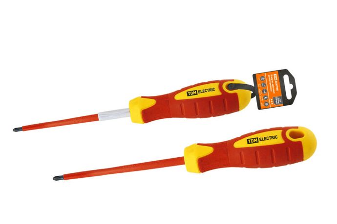 Отвертка крестовая диэлектрическая тип PH0x60, серия «ЭкспертЭлектрик» | SQ1007-0201 TDM