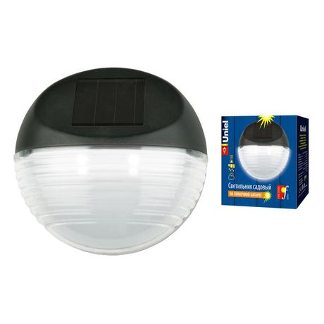 Светильник садовый USL-F-151/PТ110 BRIGHT на солнечной батарее. 2 светодиода. Белый свет. 1хАА Ni-Mh аккумулятор в/к. IP44. - UL-00006556 Uniel