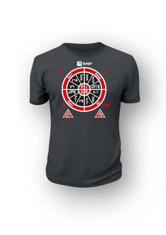 Футболка "ВТ ОМ" XL черн. EKF 78992