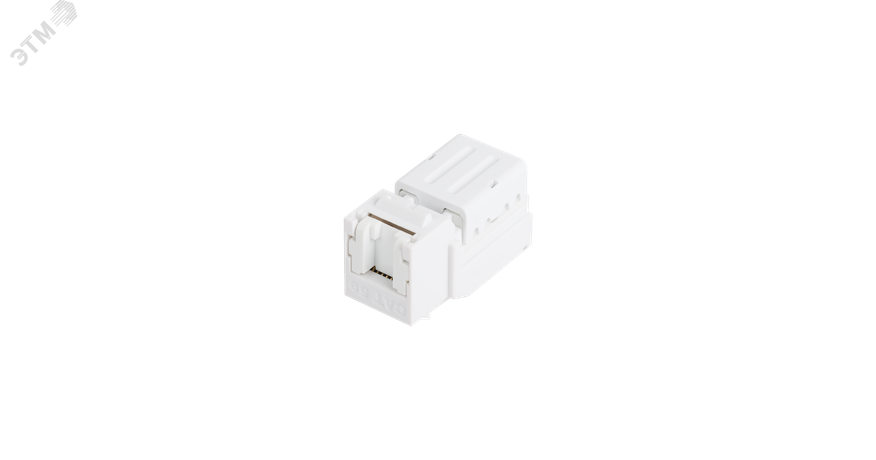 Модуль Keystone, Кат.5e, RJ45/8P8C, для FT-TOOL, неэкраннированный, со шторкой, белый - ЭКО25813 NIKOMAX NMC-KJUD2-ST-WT