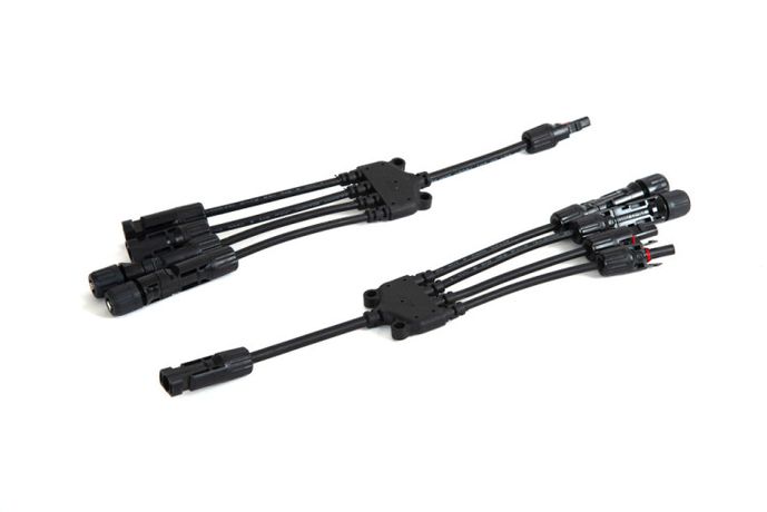 Коннектор MC4Y Cable для параллельного подключения до 4-х солнечных панелей, 30А | 2418 Бастион