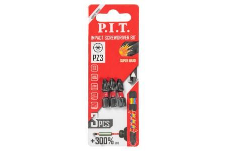 Бита ударная PZ3x25 мм 3 шт в уп - ASDR01-25PZ3 PIT