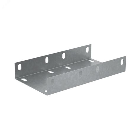 Соединительная пластина усиленная П-образная для лотка 50х200 мм ПЛЮС INOX304 - SPUplus50-200 КМ-Профиль PL4810