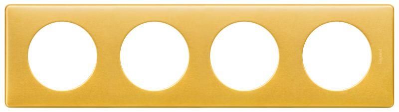 Рамка 4-м Celiane латунь Leg 068794 Legrand