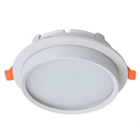 Светильник потолочный встраиваемый, 25W 230V GX70, IP44, белый, круг, без лампы, DL704 | 51105 FERON