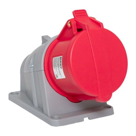 Розетка стационарная наружная 124 3Р+РЕ 32А 380В IP44 EKF PROXIMA | ps-124-32-380-PRO