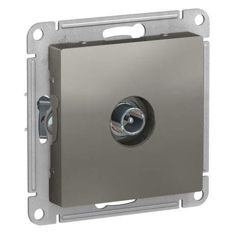 Розетка телевизионная проходная TV AtlasDesign 4дБ механизм сталь SE ATN000992 APC