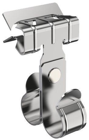 Зажим балочный 2-7мм под трубу 20мм двойной HDZ | CME30-BZTD-020-HDZ IEK