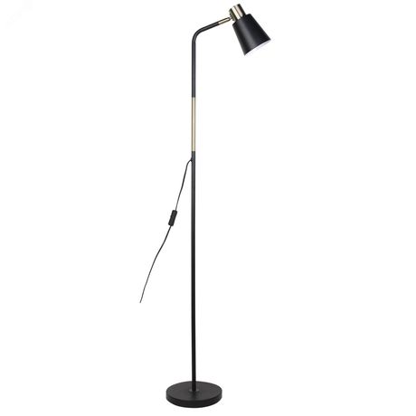 Торшер напольный UML-T700 E27 BLACK под лампу Е27 60Вт с регулировкой наклона. механический выкл. черн. ТМ Uniel UL-00010185