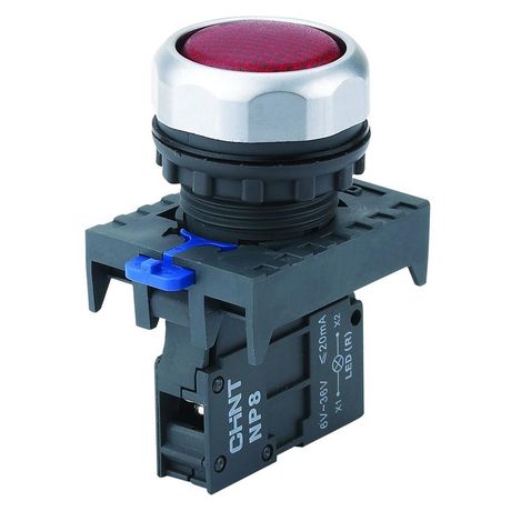 Индикатор NP8-D/4 красный AC110-230В (R) | 667108 CHINT