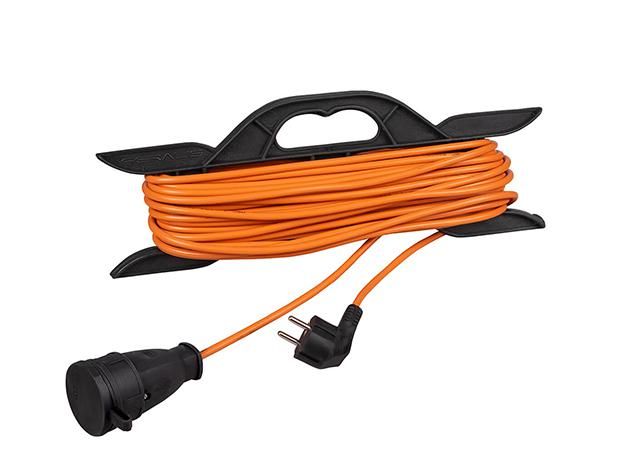 Удлинитель EC-F-3.5-G-20 ПВС 3500 Вт, 20м Cabeus арт. 11799c