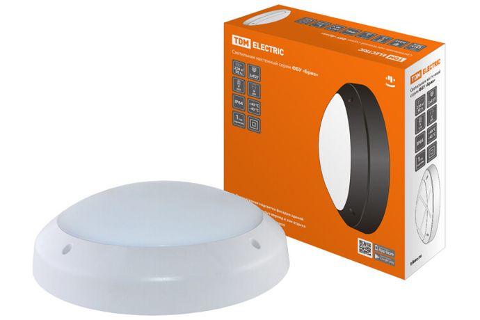 Светильник уличный настенный ФБУ 05-2х20-013 "Бриз" белый IP64 | SQ0328-0309 TDM