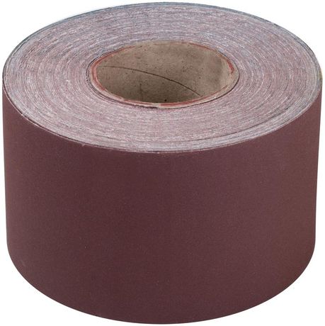 Шкурка наждачная в рулоне, на тканевой основе, алюминий-оксидная, Профи, 115 мм х 50 м, Р 320 - 38080 РОС